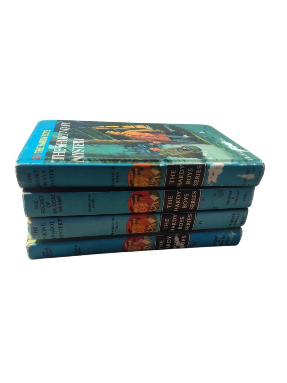 Vintage Hardy Boys Mystery Books Lot Of 4 Titles By Franklin W. Dixon Grosset & - Picture 3 of 6